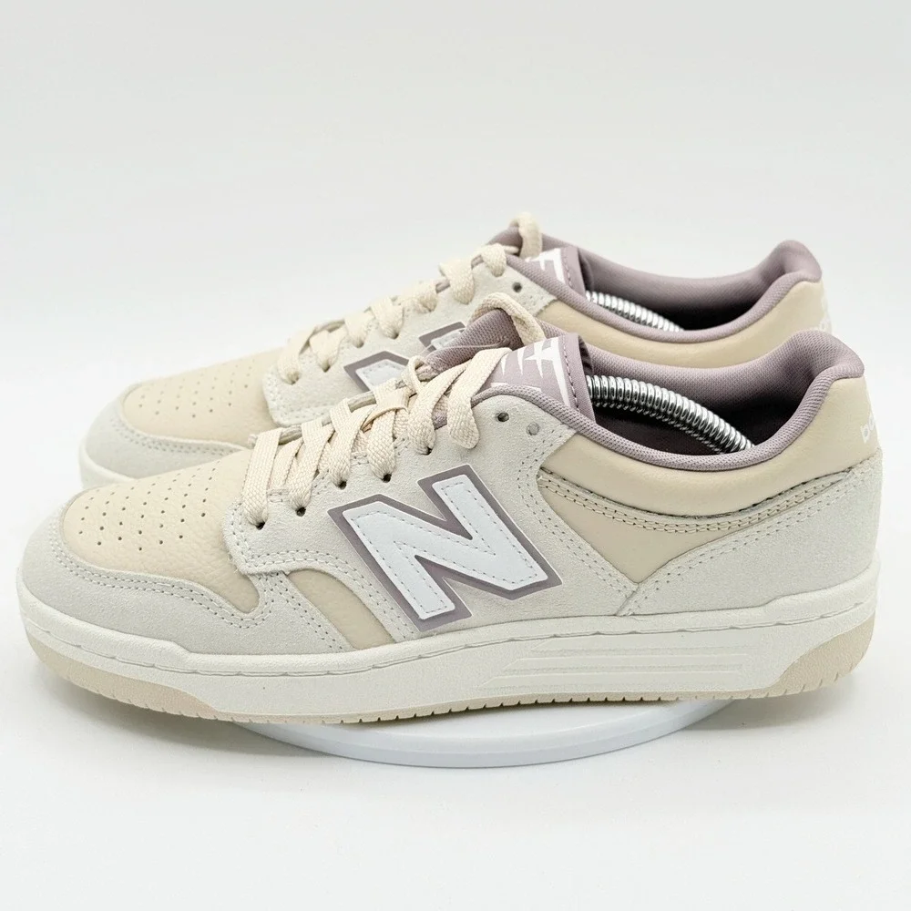 New Balance 480 Lifestyle Sneakers Size 7.5 Womens White/Beige BB480LHP